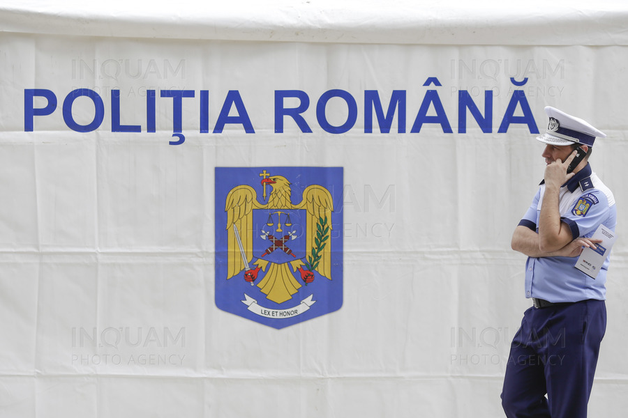 POLITIA ROMANA - LANSARE - CAMPANIE - CENTURA DE SIGURANTA