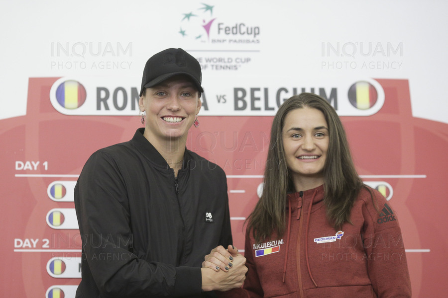 BUCURESTI - TRAGERE - FEDCUP - ROMANIA - BELGIA