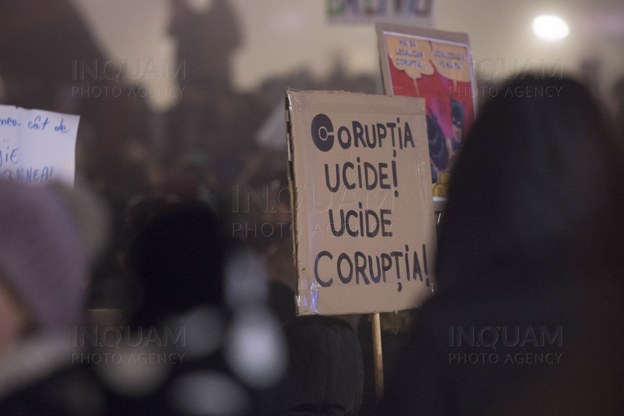CLUJ-NAPOCA - PROTEST - GUVERN - ZIUA A VI-A