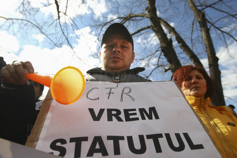 BUCURESTI - PROTEST - CFR