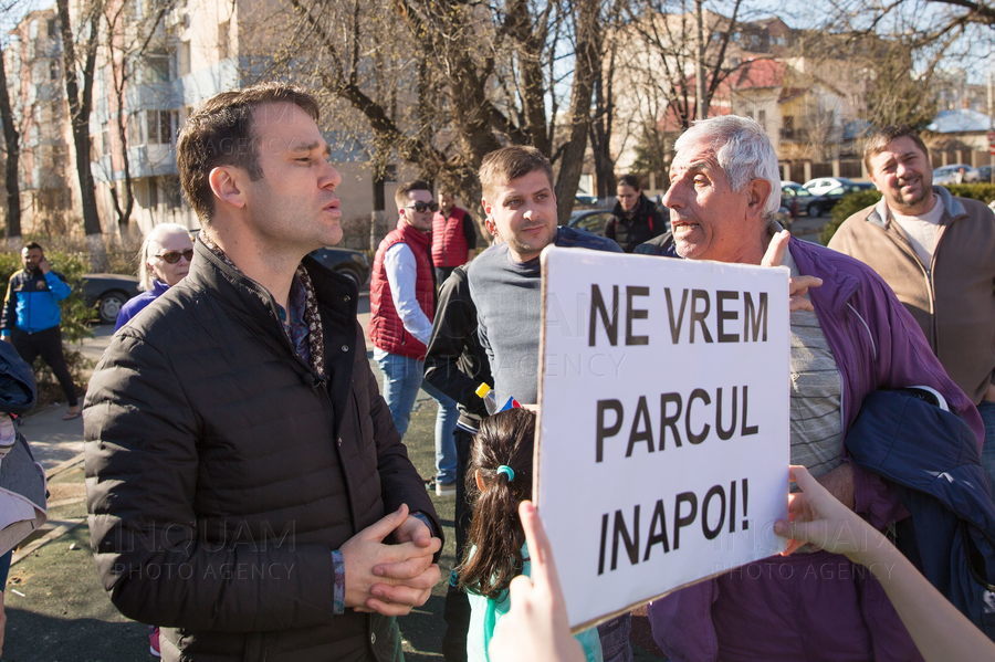 Bucuresti, Protest după dezafectarea unui loc de joaca