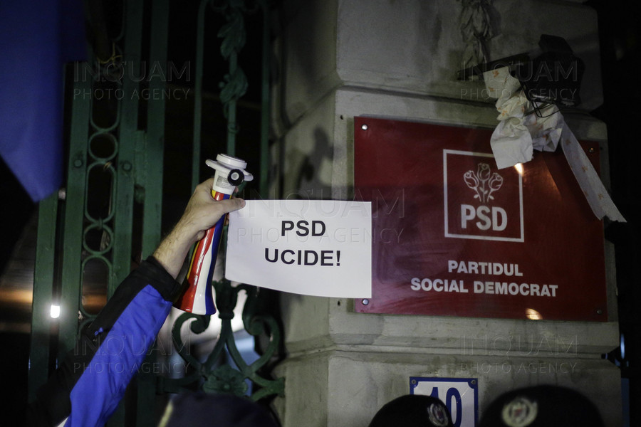 BUCURESTI - PROTEST - GUVERN - PSD