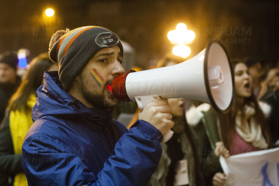 TIMISOARA - PROTEST - STUDENTI