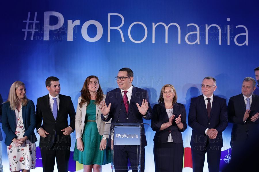 BUCURESTI - PRO ROMANIA - LANSARE AGENDA POLITICA