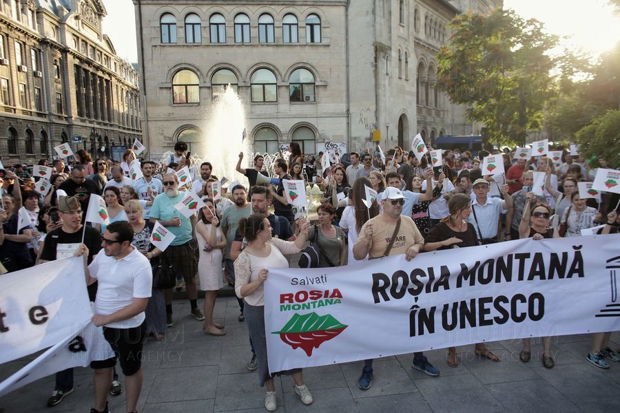 BUCURESTI - PROTEST - ROSIA MONTANA