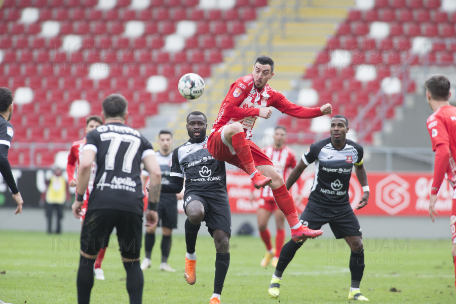 ARAD - FOTBAL - LIGA 1 - ETAPA 22 - FC HERMANNSTADT - UTA ARAD - 7 FEB 2021