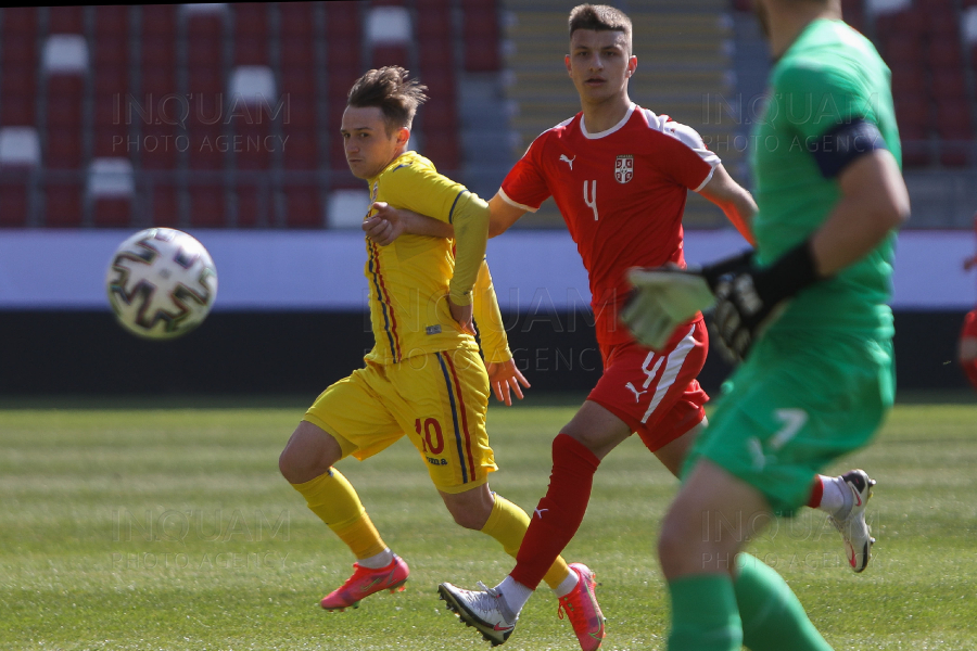 ARAD - FOTBAL U19 - AMICAL - ROMANIA-SERBIA - 10 MAR 2021