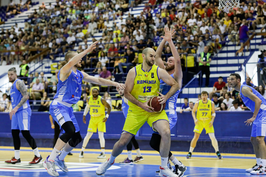BASCHET - PRECALIFICARI FIBA EUROBASKET 2025 - ROMANIA-LUXEMBURG - 30 IUN 2022