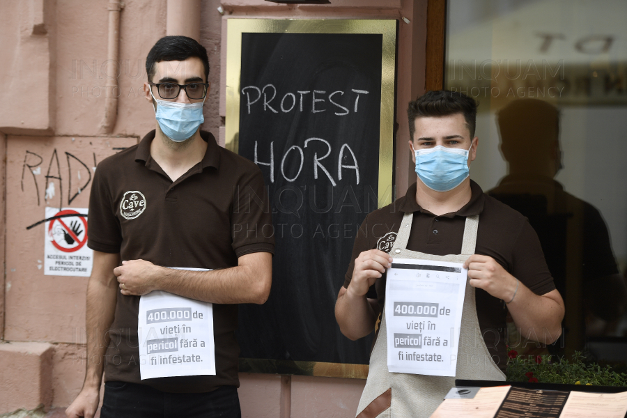 BRASOV - PROTEST HORECA  - 19 AUGUST 2020