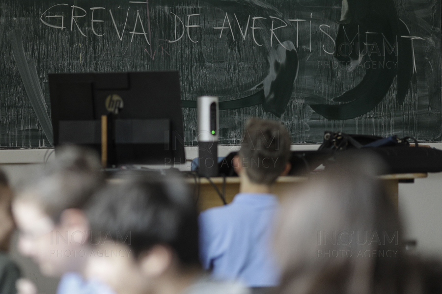 BUCUREST - EDUCATIE - GREVA DE AVERTISMENT - 17 MAI 2023