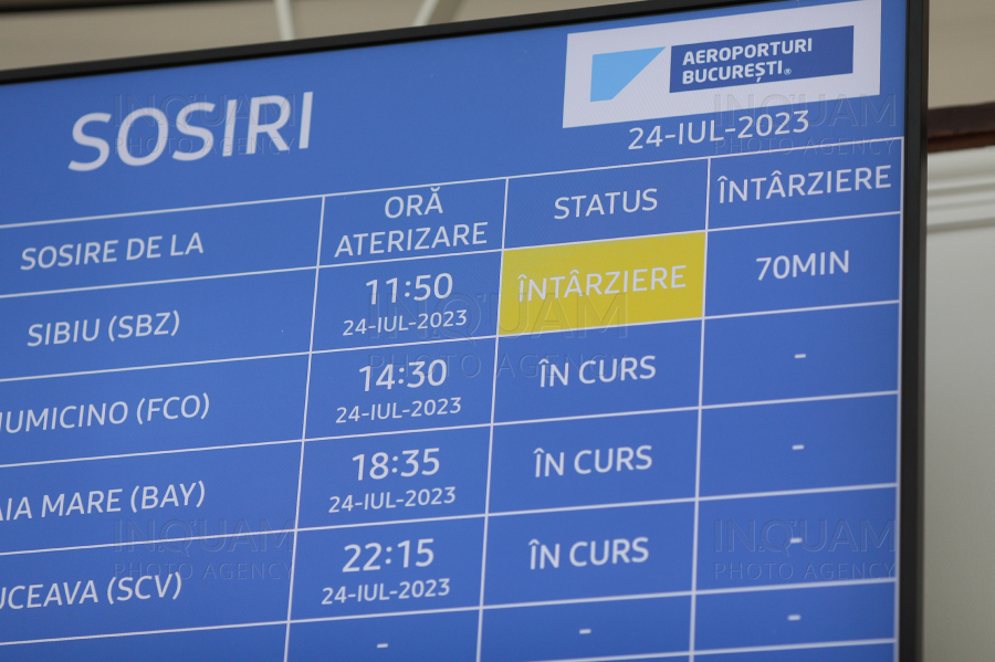 BUCURESTI - AEROPORTUL BANEASA - COMPANIA AIRCONNECT - 24 IUL 2023