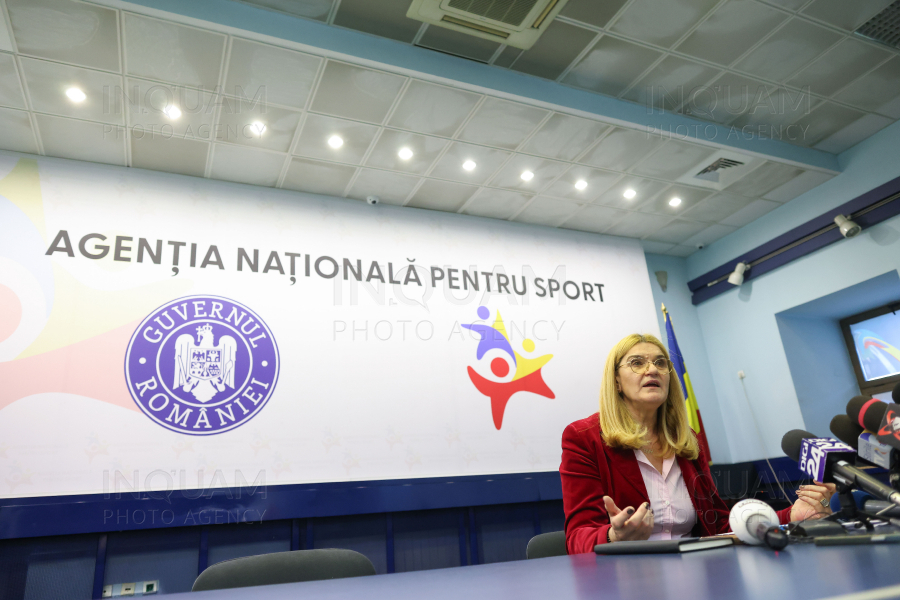 BUCURESTI - AGENTIA NATIONALA PENTRU SPORT - CONFERINTA - 17 OCT 2024