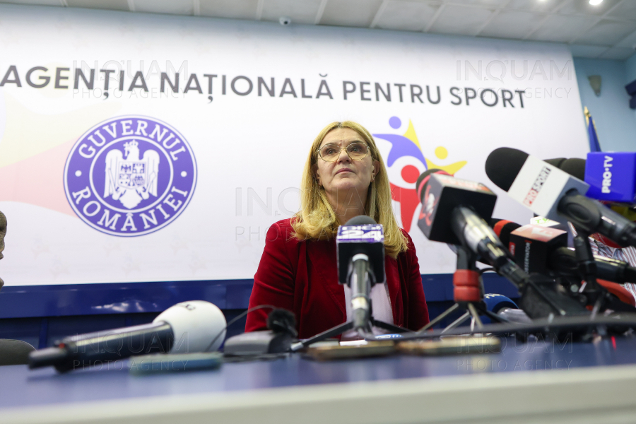 BUCURESTI - AGENTIA NATIONALA PENTRU SPORT - CONFERINTA - 17 OCT 2024