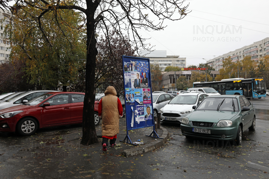 BUCURESTI - ALEGERI 2024 - AFISAJ ELECTORAL - 11 NOI 2024