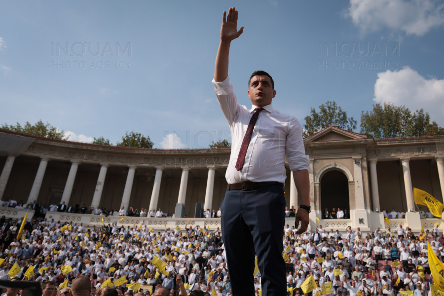 BUCURESTI - ALEGERI 2024 - AUR - LANSARE CANDIDATI PARLAMENTARE - 22 SEP 2024