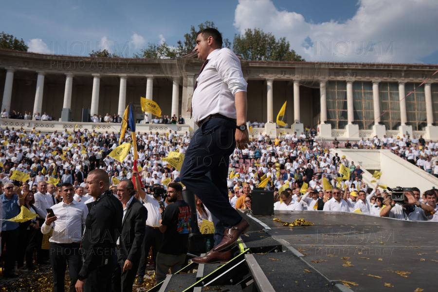 BUCURESTI - ALEGERI 2024 - AUR - LANSARE CANDIDATI PARLAMENTARE - 22 SEP 2024