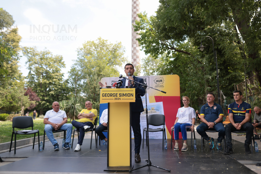 BUCURESTI - ALEGERI 2024 - AUR - PLANUL SIMION PENTRU SPORT - 3 AUG 2024