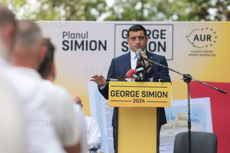 BUCURESTI - ALEGERI 2024 - AUR - PLANUL SIMION PENTRU SPORT - 3 AUG 2024