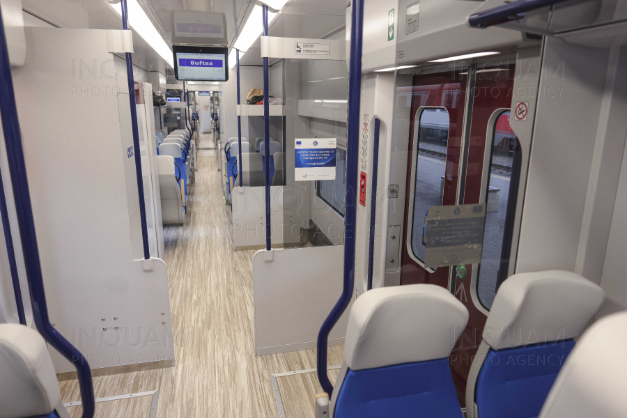 BUCURESTI - ALEGERI 2024 - CURSA INAUGURALA - TREN ALSTOM - 20 NOI 2024