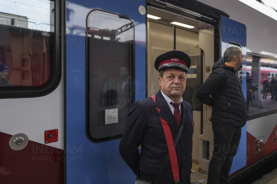 BUCURESTI - ALEGERI 2024 - CURSA INAUGURALA - TREN ALSTOM - 20 NOI 2024