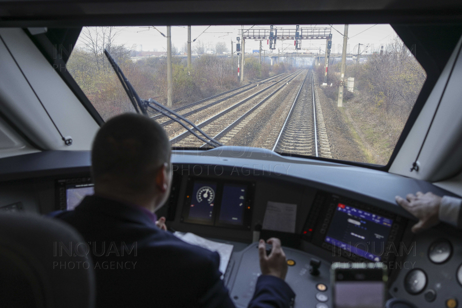 BUCURESTI - ALEGERI 2024 - CURSA INAUGURALA - TREN ALSTOM - 20 NOI 2024