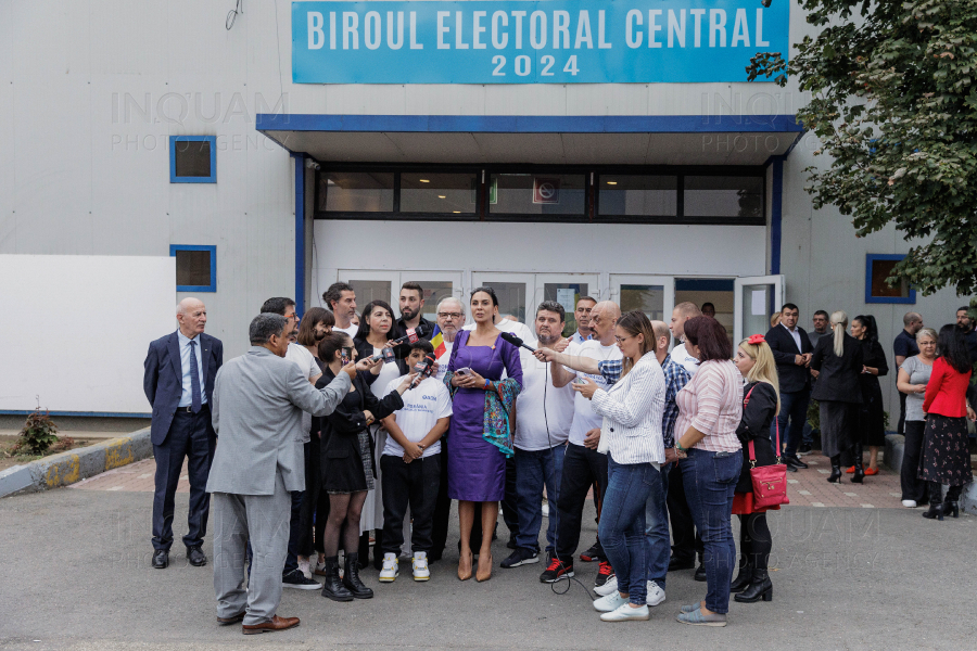 BUCURESTI - ALEGERI 2024 - DEPUNERE CANDIDATURA - BEC - BEATRICE PACURARU - 5 oct 2024