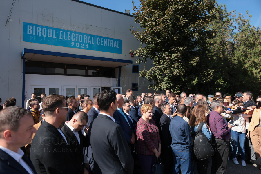 BUCURESTI - ALEGERI 2024 - DEPUNERE CANDIDATURA PNL - 2 OCT 2024