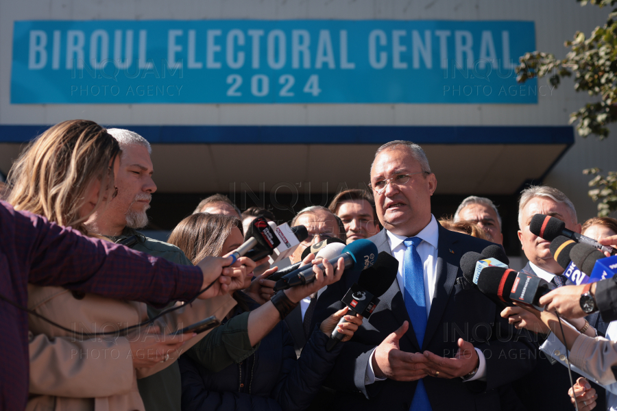 BUCURESTI - ALEGERI 2024 - DEPUNERE CANDIDATURA PNL - 2 OCT 2024