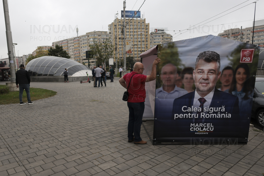 BUCURESTI - ALEGERI 2024 - PSD - STRANGERE SEMNATURI - 11 SEP 2024