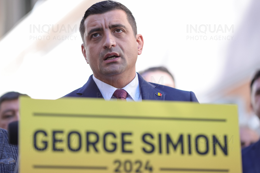 BUCURESTI - ALEGERI PARLAMENTARE 2024 - DEPUNERE SEMNATURI - AUR - 17 OCT 2024