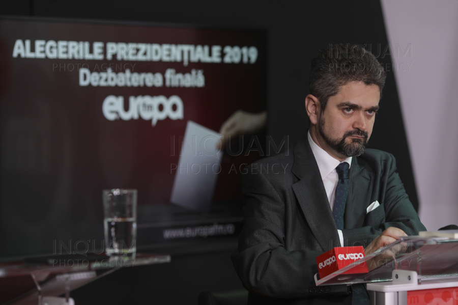 BUCURESTI - ALEGERI PREZIDENTIALE 2019 - EUROPA FM - DEZBATERE ELECTORALA