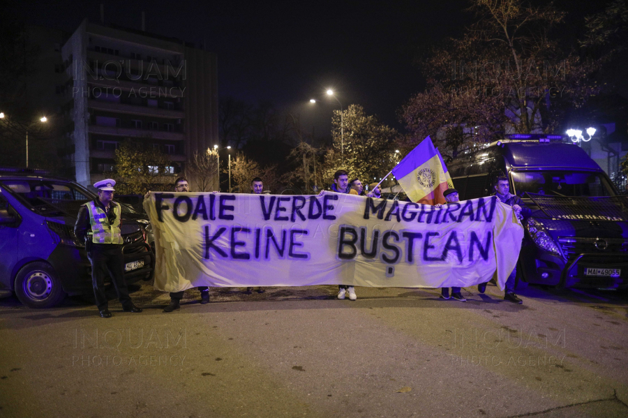 BUCURESTI - AMBASADA AUSTRIEI - PROTEST - SCHENGEN - 9 DEC 2022
