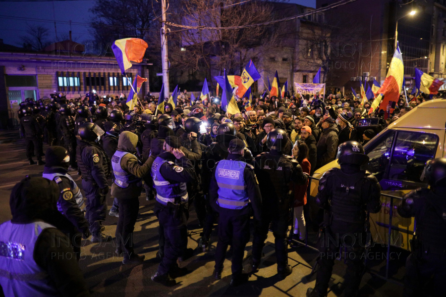 BUCURESTI - AUR - PROTEST - 27 FEB 2022