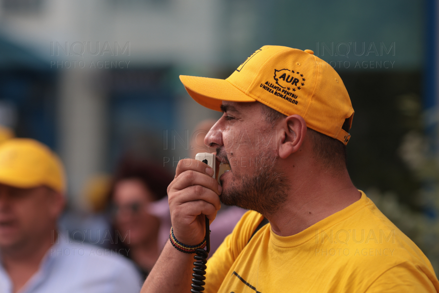 BUCURESTI - AUR - PROTEST ASF - 30 IUL 2024