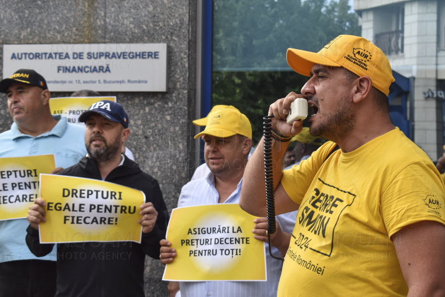 BUCURESTI - AUR - PROTEST ASF - 30 IUL 2024