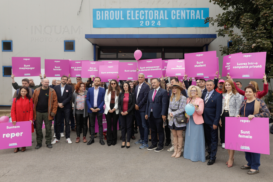 BUCURESTI - BEC - ALEGERI 2024 - PLATFORMA PENTRU DEMOCRATIE - DEPUNERE SEMNATURI - 12 OCT 2024