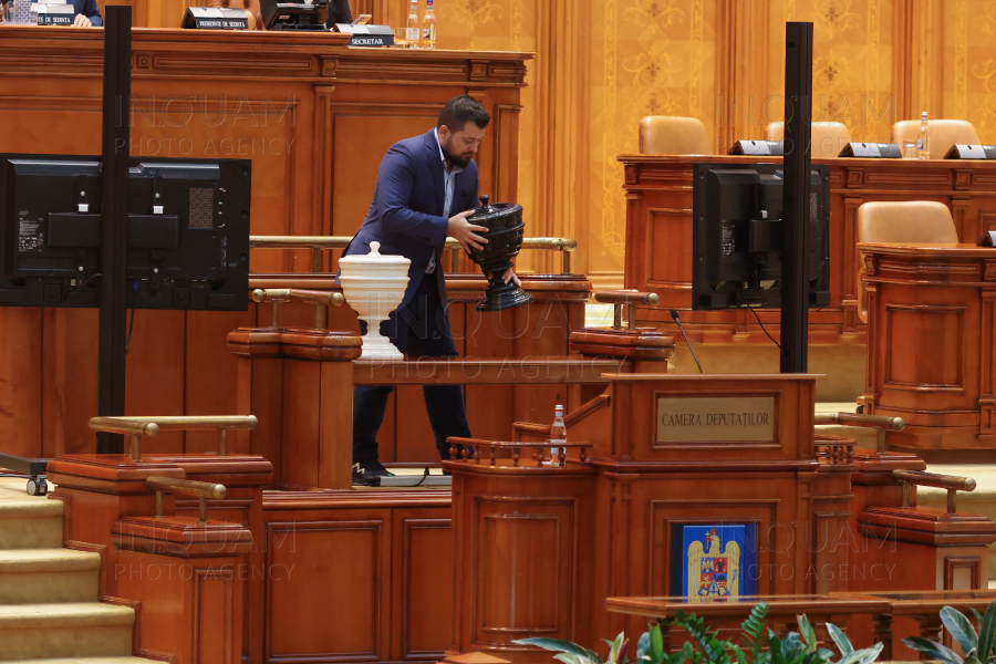 BUCURESTI - CAMERA DEPUTATILOR - VOT RIDICARE IMUNITATE - 14 OCT 2024