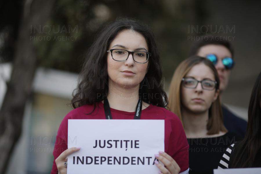 BUCURESTI - CASA DE CULTURA A STUDENTILOR - PROTEST - JUSTITIE
