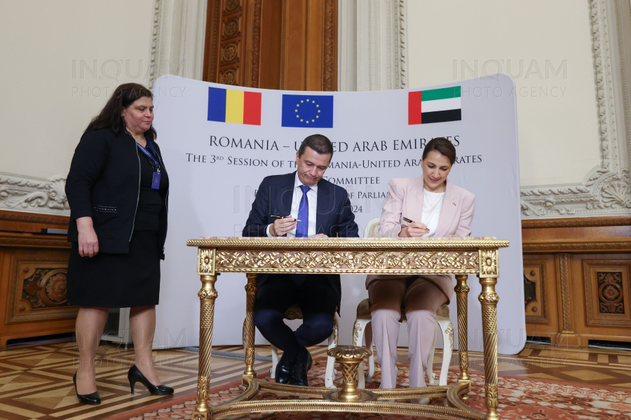 BUCURESTI - COMITET COOPERARE - GUVERNUL ROMANIEI SI AL EMIRATELOR ARABE UNITE - 26 APR 2024