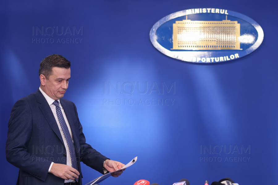 BUCURESTI - CONFERINTA - MINISTERUL TRANSPORTURILOR - 27 MAR 2023