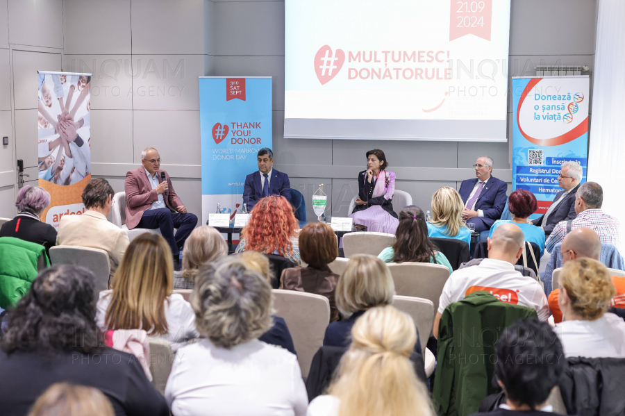 BUCURESTI - CONFERINTA - REGISTRUL NATIONAL AL DONATORILOR VOLUNTARI DE CELULE STEM HEMATOPOICE - 20 SEP 2024