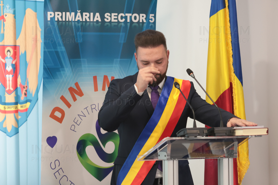 BUCURESTI - CONSTITUIREA CONSILIULUI LOCAL SECTOR 5 - 4 NOI 2024