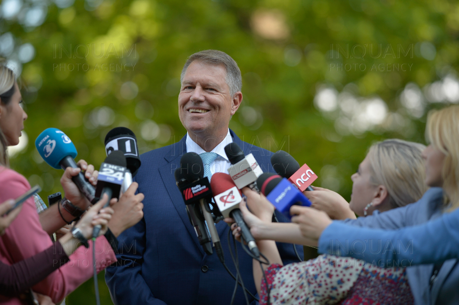 BUCURESTI - COTROCENI - KLAUS IOHANNIS - DECLARATII - 30 MAI 2019