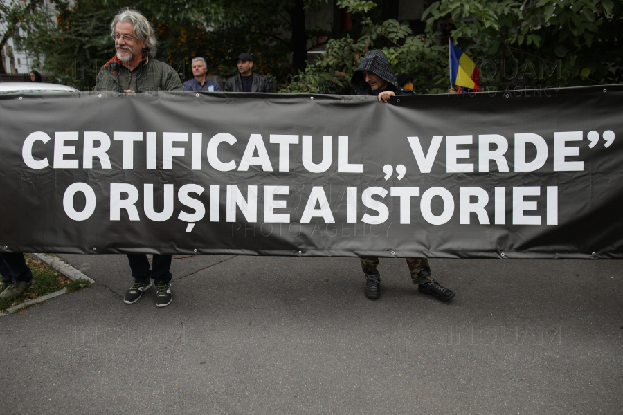 BUCURESTI - COTROCENI - PROTEST ANTI RESTRICTII - 11 OCT 2021