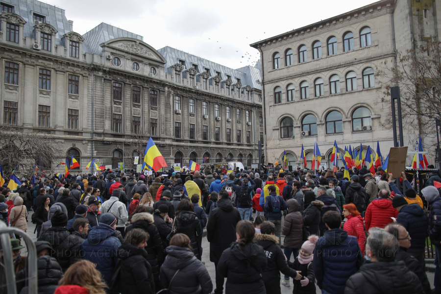 BUCURESTI - COVID-19 - PROTEST RESTRICTII - 20 MAR 2021