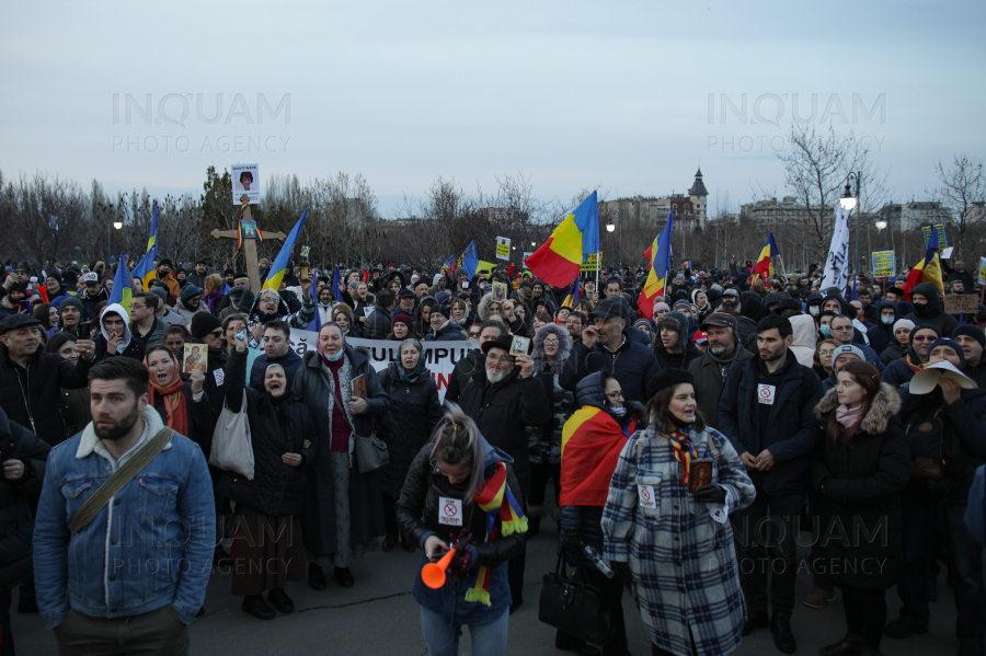 BUCURESTI - COVID-19 - PROTEST RESTRICTII - 20 MAR 2021