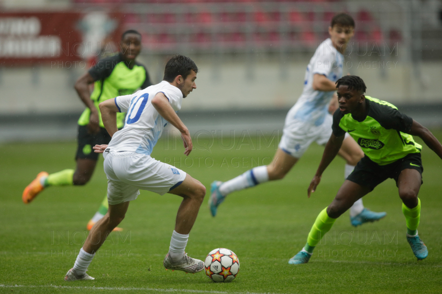 BUCURESTI - CRIZA UCRAINA - FOTBAL - U19 - UEFA YOUTH LEAGUE - DINAMO KIEV - SPORTING LISABONA - 7 APR 2022