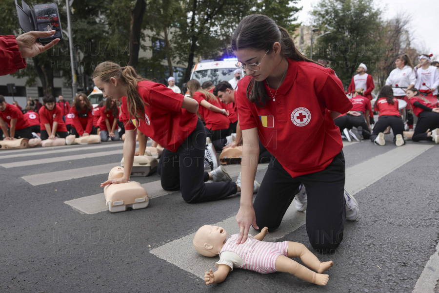 BUCURESTI - FLASH-MOB - ZIUA MONDIALA A RESUSCITARII - 16 OCT 2024