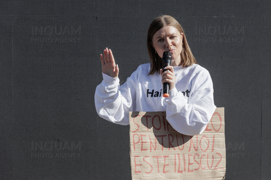 BUCURESTI - FLASHMOB IN SUSTINEREA MAIEI SANDU - 27 OCT 2024