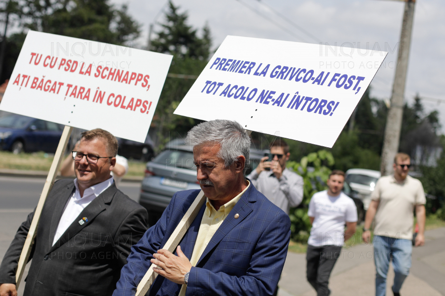 BUCURESTI - FORTA DREPTEI - PROTEST - PALATUL COTROCENI - 13 IUN 2023